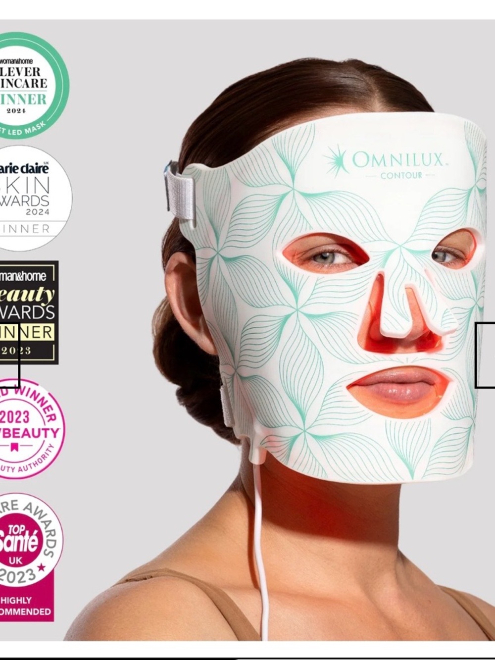 Omnilux Contour Face LED Mask - Picture 3 of 4